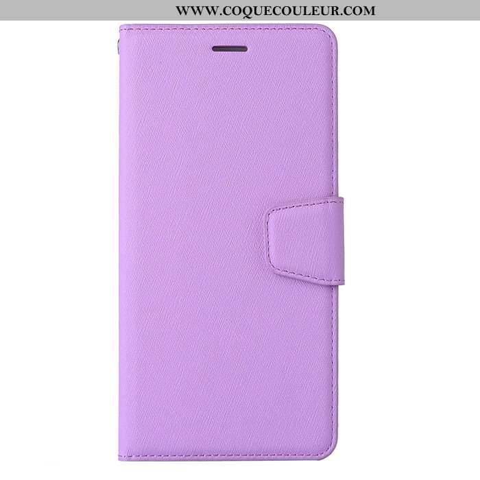 Coque Samsung Galaxy S7 Cuir Clamshell Violet, Housse Samsung Galaxy S7 Téléphone Portable Étoile Vi