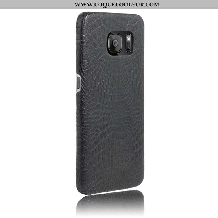 Étui Samsung Galaxy S7 Protection Incassable Étoile, Coque Samsung Galaxy S7 Noir Téléphone Portable
