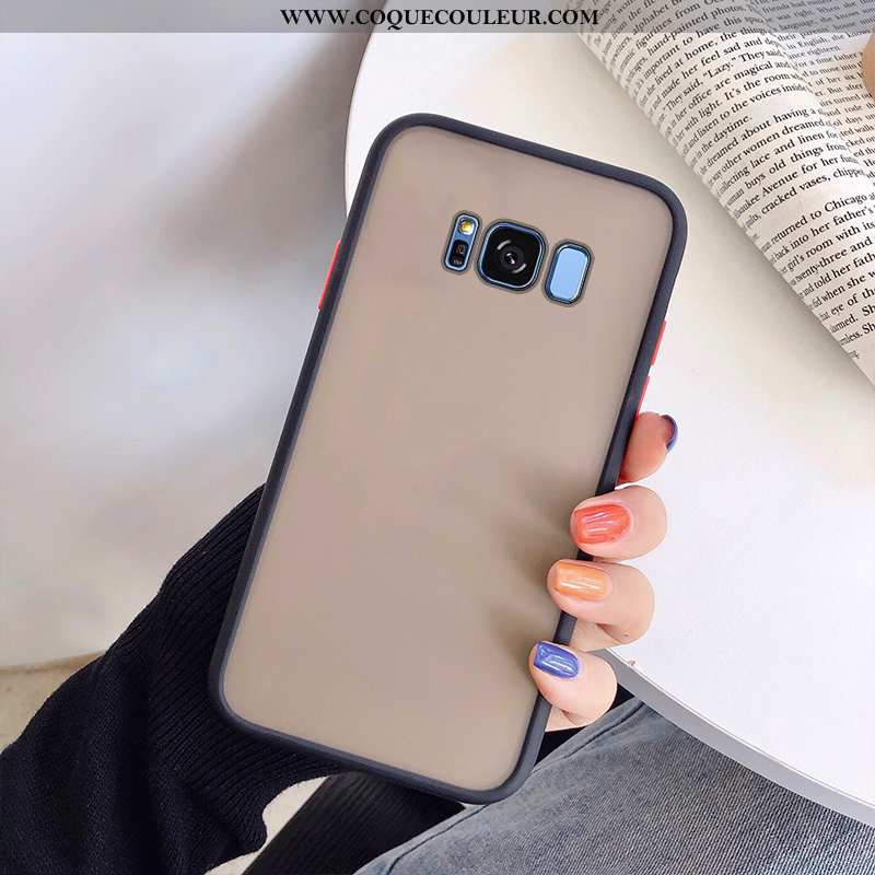 Housse Samsung Galaxy S8 Silicone Difficile Téléphone Portable, Étui Samsung Galaxy S8 Transparent R