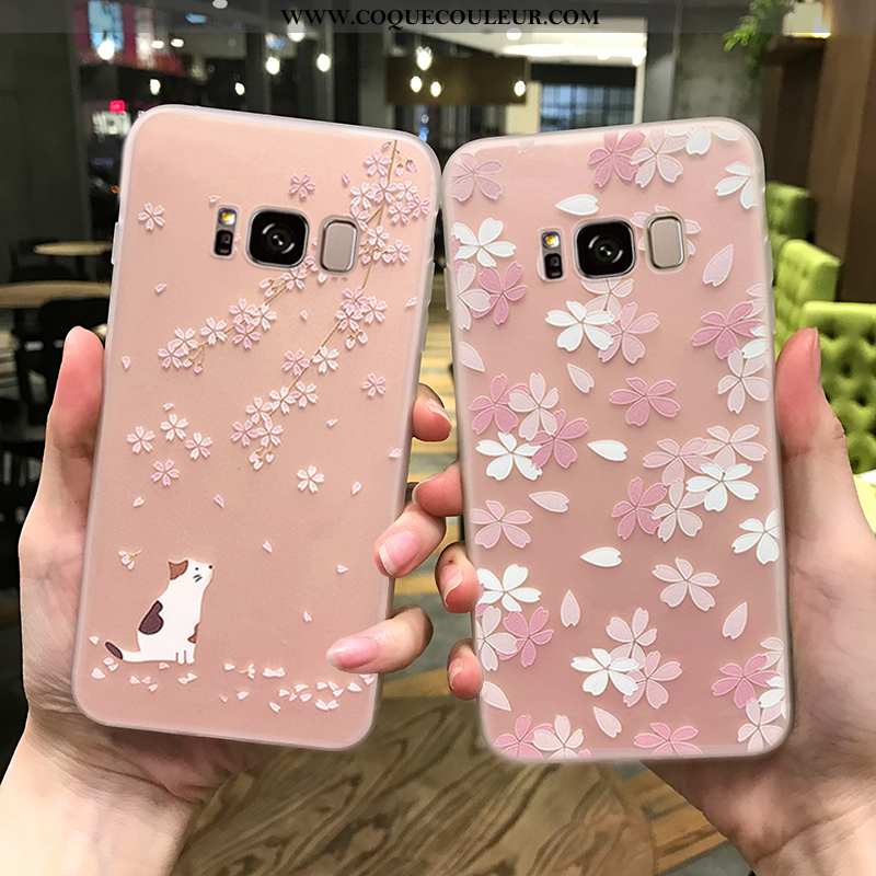 Housse Samsung Galaxy S8 Silicone Tout Compris Incassable, Étui Samsung Galaxy S8 Transparent Téléph