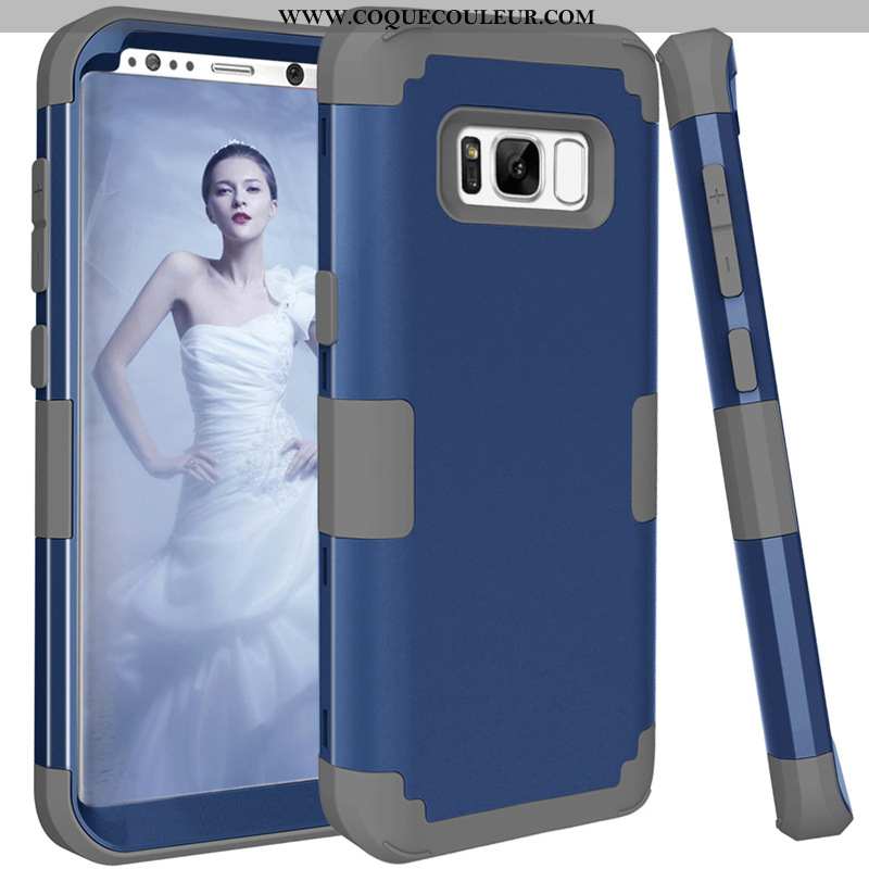 Coque Samsung Galaxy S8 Protection Téléphone Portable, Housse Samsung Galaxy S8 Étui Étoile Violet