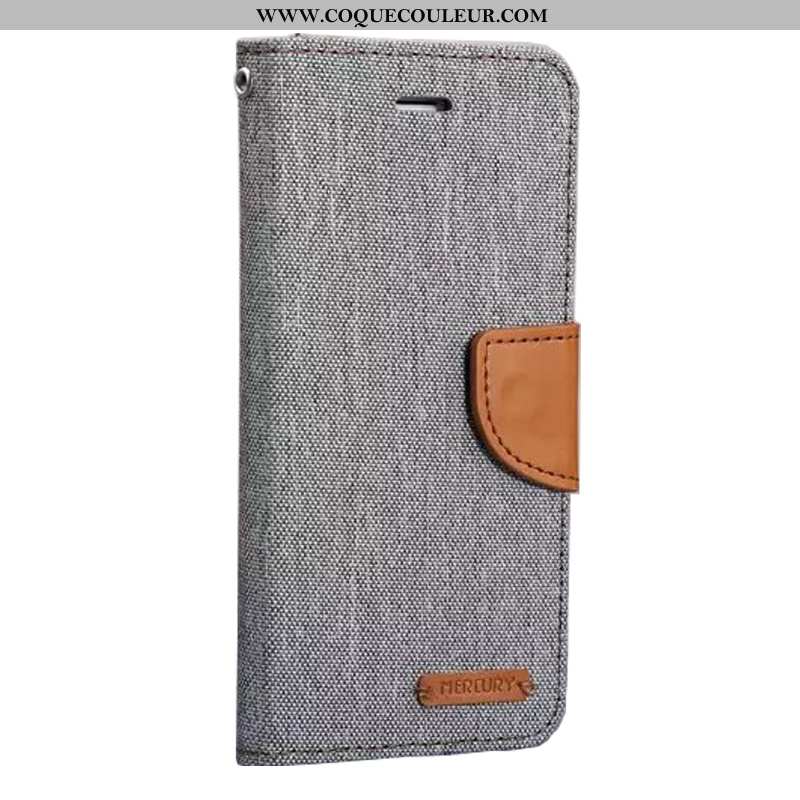 Coque Samsung Galaxy S8 Cuir Étui, Housse Samsung Galaxy S8 Protection Téléphone Portable Gris