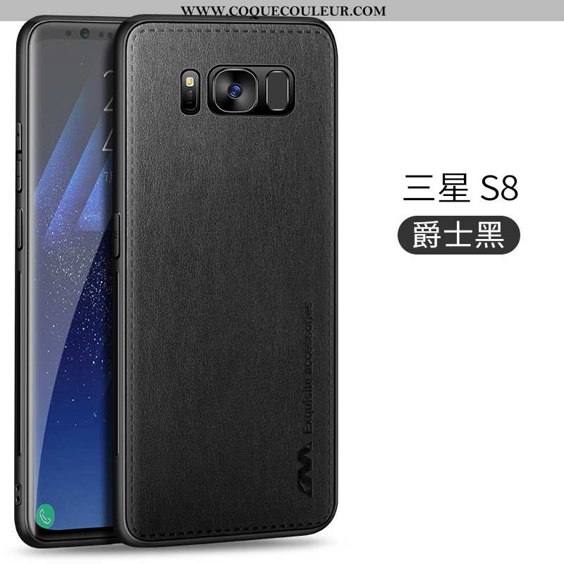 Coque Samsung Galaxy S8 Protection Étoile Qualité, Housse Samsung Galaxy S8 Ultra Tout Compris Marro