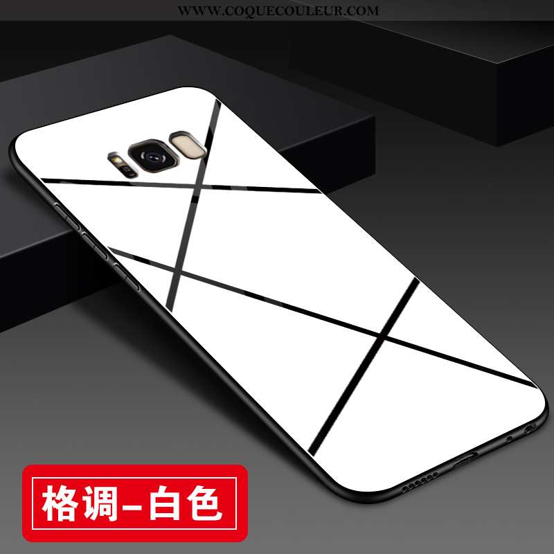 Étui Samsung Galaxy S8 Créatif Téléphone Portable Simple, Coque Samsung Galaxy S8 Tendance Rouge