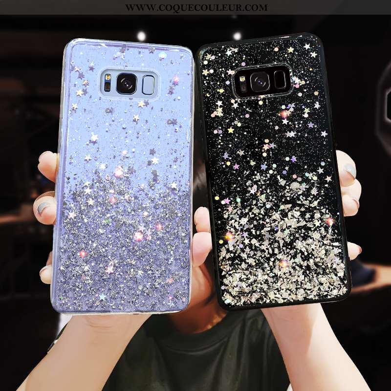 Housse Samsung Galaxy S8 Ornements Suspendus Fluide Doux Transparent, Étui Samsung Galaxy S8 Personn