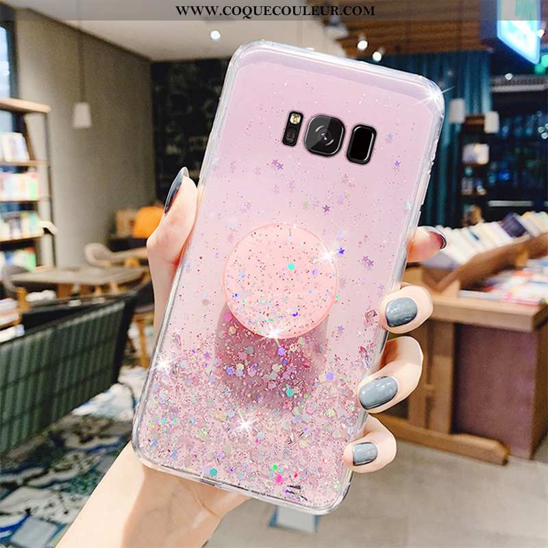 Coque Samsung Galaxy S8 Transparent Étoile Coque, Housse Samsung Galaxy S8 Créatif Téléphone Portabl