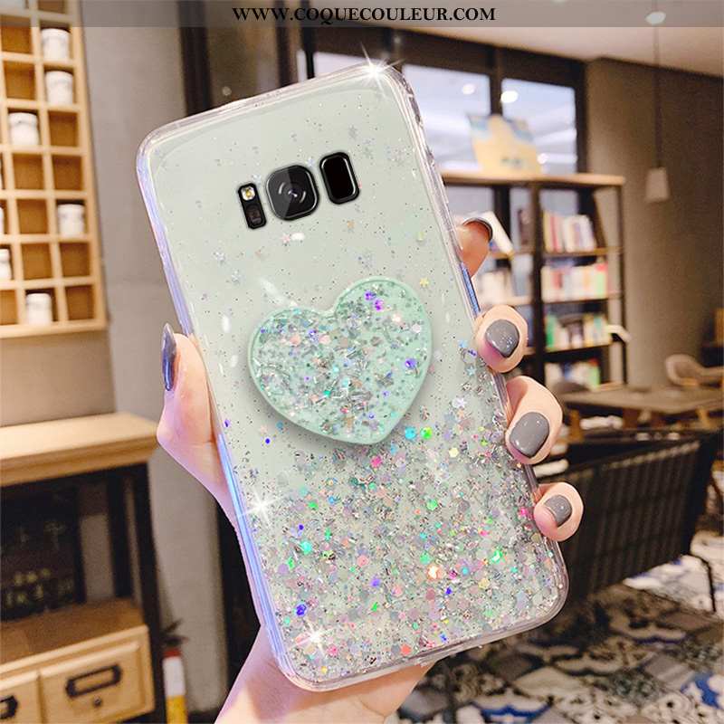 Coque Samsung Galaxy S8 Transparent Étoile Coque, Housse Samsung Galaxy S8 Créatif Téléphone Portabl