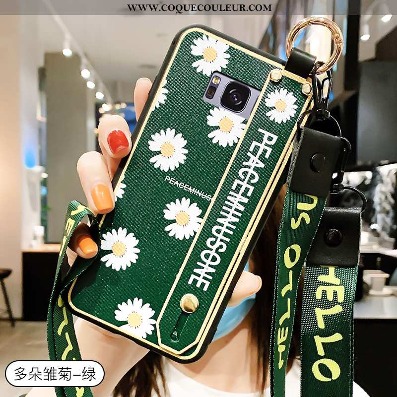 Étui Samsung Galaxy S8+ Tendance Vert Protection, Coque Samsung Galaxy S8+ Silicone Téléphone Portab