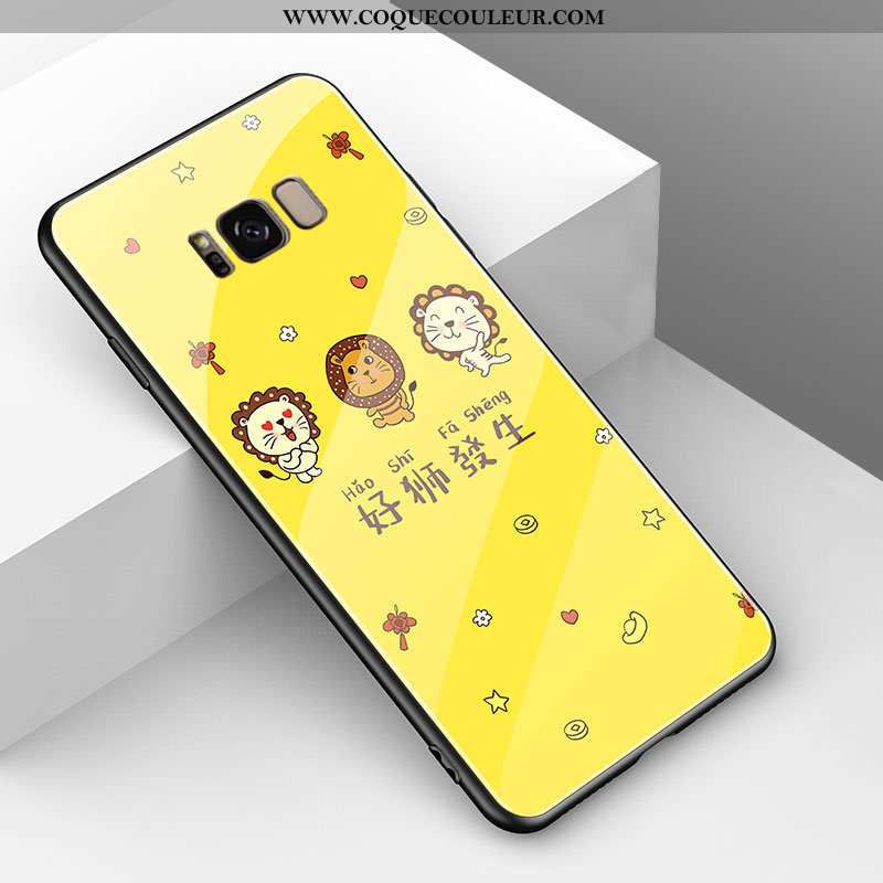 Housse Samsung Galaxy S8+ Dessin Animé Étoile Tendance, Étui Samsung Galaxy S8+ Charmant Amoureux Ja