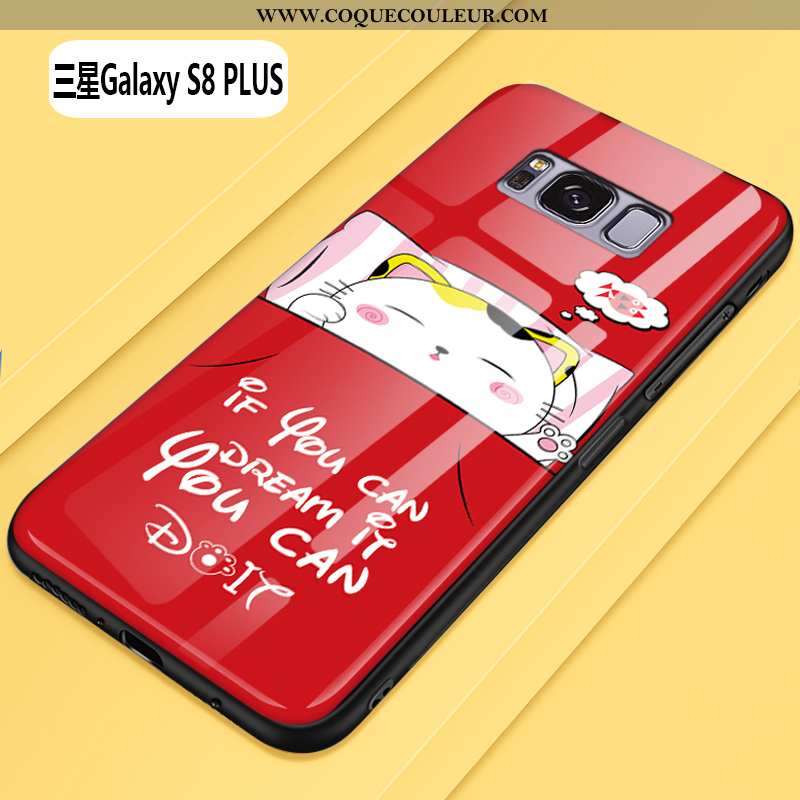 Étui Samsung Galaxy S8+ Tendance Dessin Animé, Coque Samsung Galaxy S8+ Protection Frais Jaune