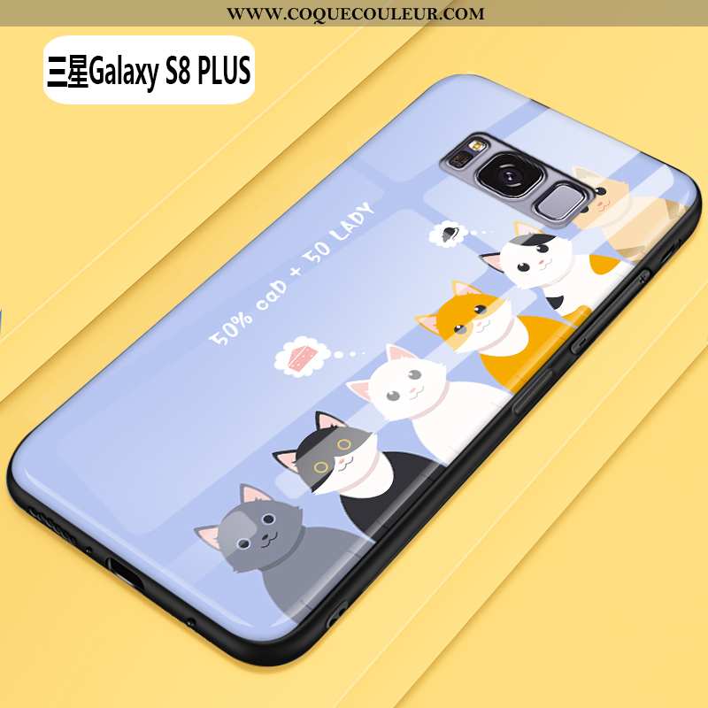 Étui Samsung Galaxy S8+ Tendance Dessin Animé, Coque Samsung Galaxy S8+ Protection Frais Jaune