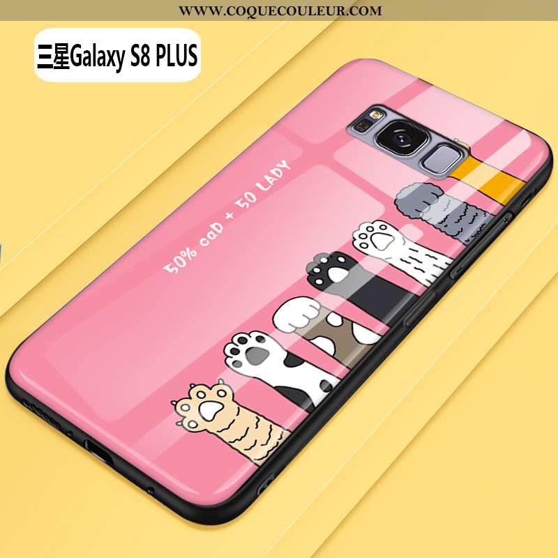 Étui Samsung Galaxy S8+ Tendance Dessin Animé, Coque Samsung Galaxy S8+ Protection Frais Jaune