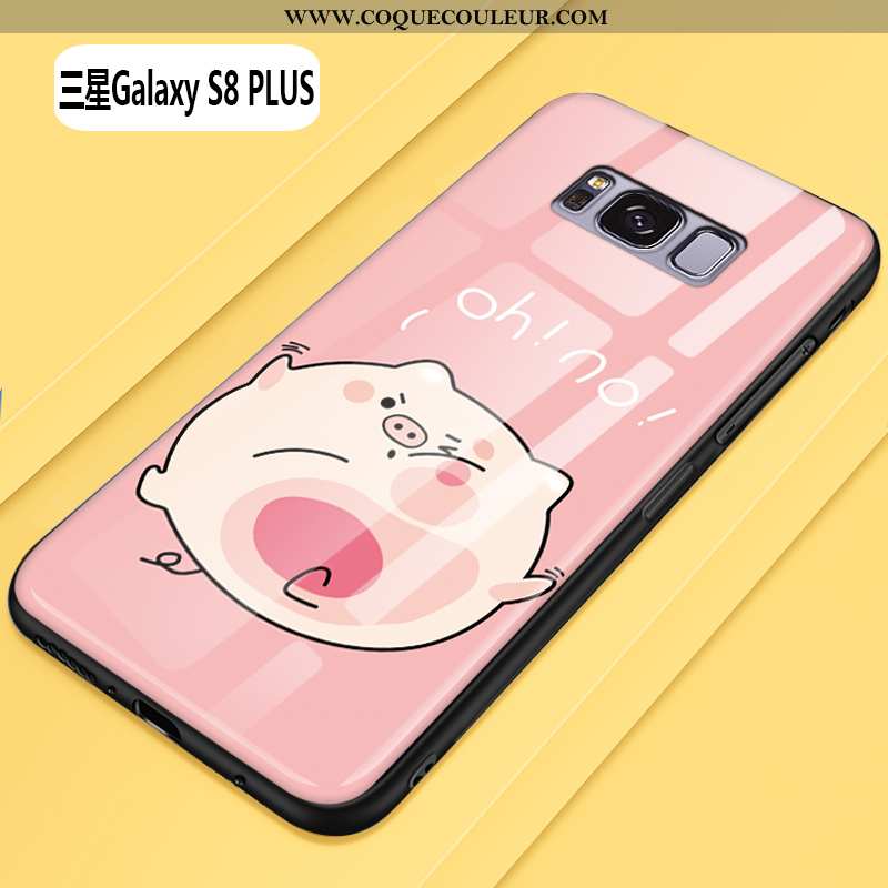 Étui Samsung Galaxy S8+ Tendance Dessin Animé, Coque Samsung Galaxy S8+ Protection Frais Jaune