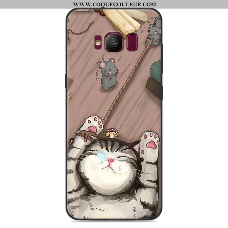 Étui Samsung Galaxy S8+ Dessin Animé Incassable Coque, Coque Samsung Galaxy S8+ Tendance Fluide Doux