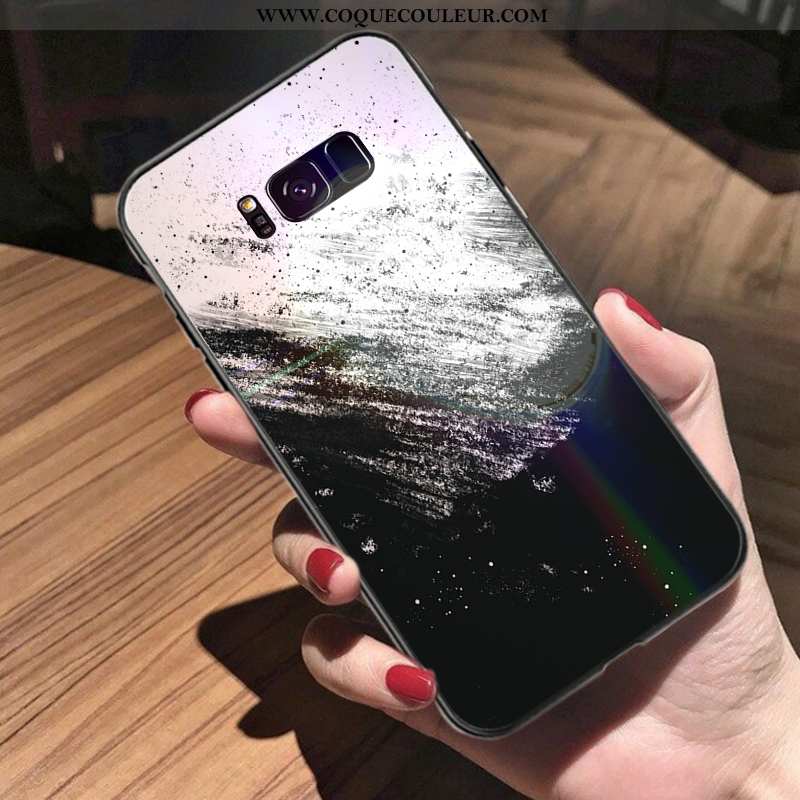 Housse Samsung Galaxy S8+ Verre Tout Compris Créatif, Étui Samsung Galaxy S8+ Ornements Suspendus Vi