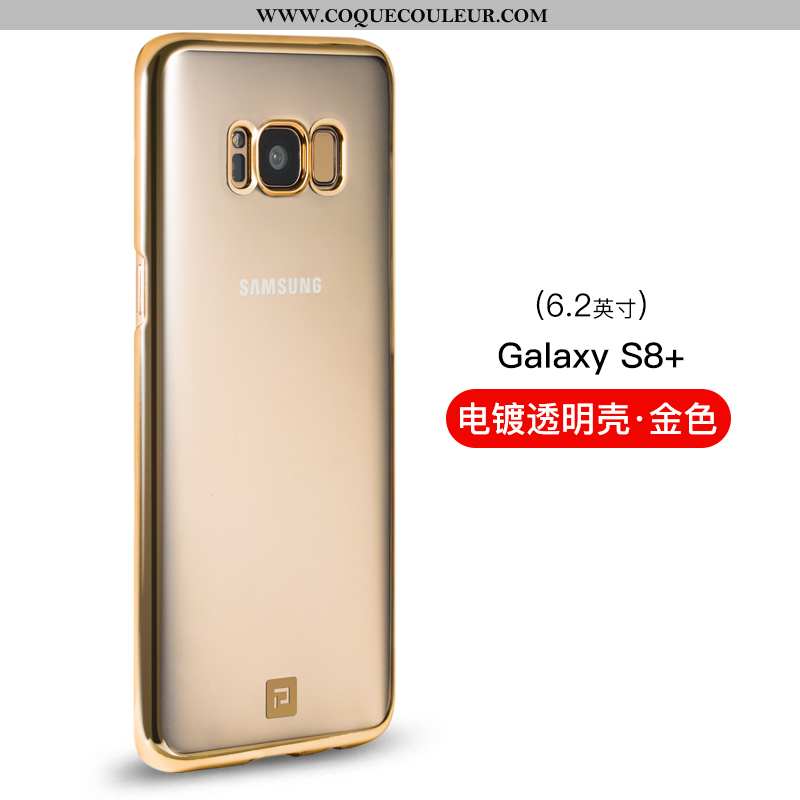 Étui Samsung Galaxy S8+ Transparent Incassable Antidérapant, Coque Samsung Galaxy S8+ Ultra Étoile D