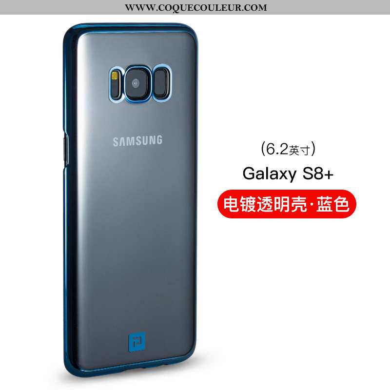 Étui Samsung Galaxy S8+ Transparent Incassable Antidérapant, Coque Samsung Galaxy S8+ Ultra Étoile D