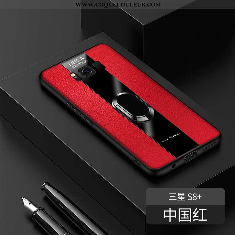 Étui Samsung Galaxy S8+ Fluide Doux Protection Rouge, Coque Samsung Galaxy S8+ Silicone Rouge