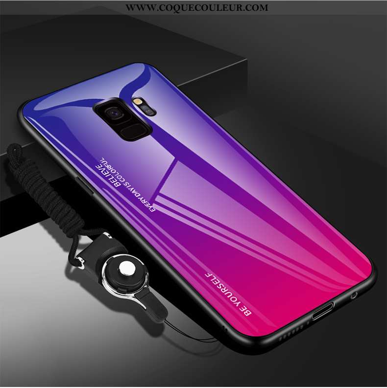 Étui Samsung Galaxy S9 Légère Coque Protection, Samsung Galaxy S9 Fluide Doux Ornements Suspendus Vi