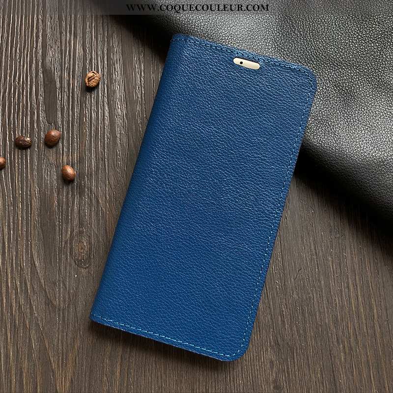 Coque Samsung Galaxy S9 Cuir Étoile Tout Compris, Housse Samsung Galaxy S9 Protection Étui Bleu