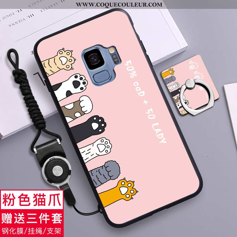 Housse Samsung Galaxy S9 Dessin Animé Téléphone Portable Étoile, Étui Samsung Galaxy S9 Charmant Noi