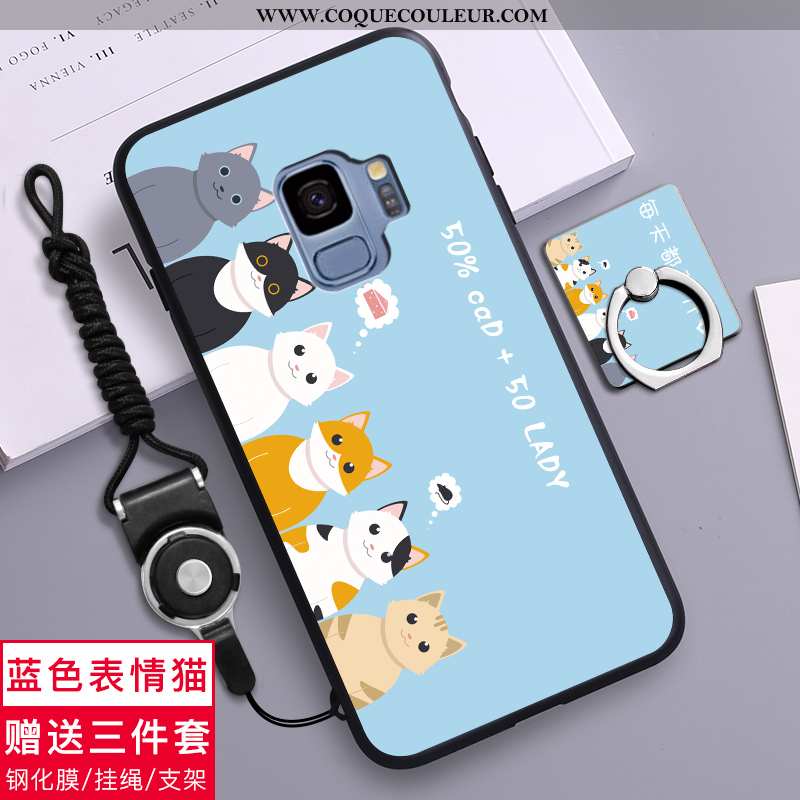 Housse Samsung Galaxy S9 Dessin Animé Téléphone Portable Étoile, Étui Samsung Galaxy S9 Charmant Noi