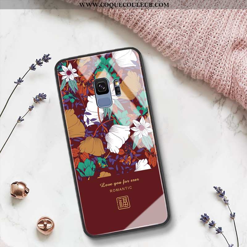 Coque Samsung Galaxy S9 Personnalité Difficile Style Chinois, Housse Samsung Galaxy S9 Créatif Art B