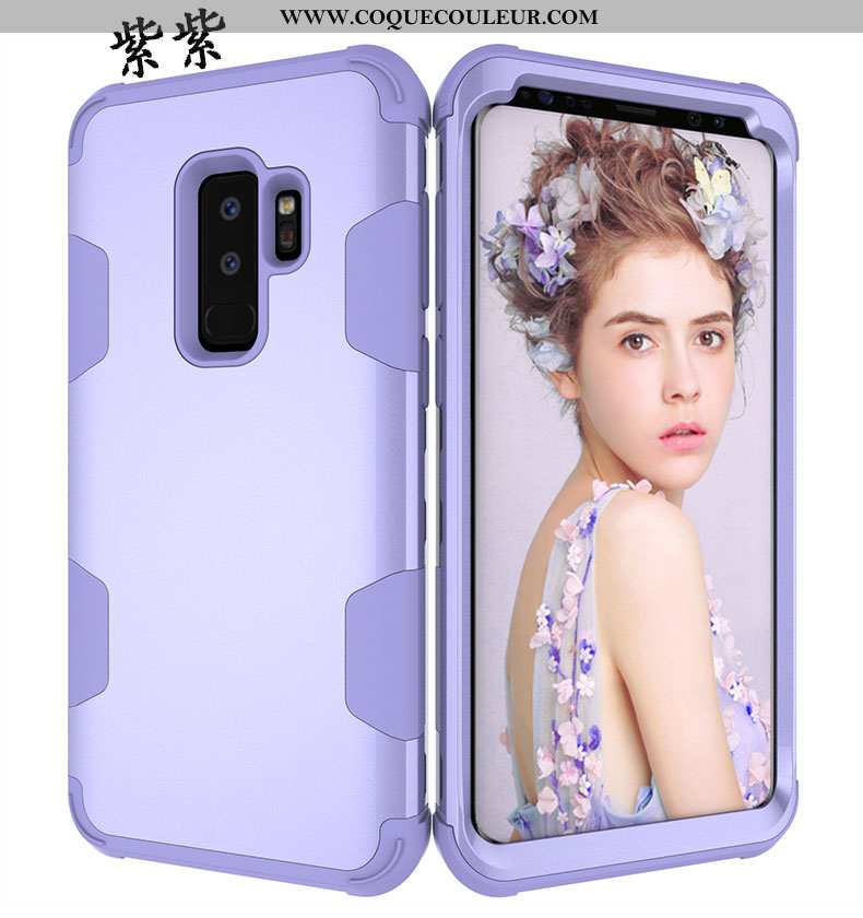 Coque Samsung Galaxy S9+ Silicone Tendance Coque, Housse Samsung Galaxy S9+ Protection Vert Verte