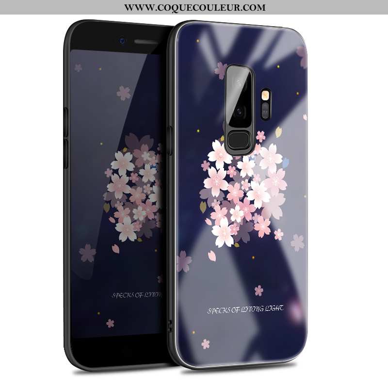 Housse Samsung Galaxy S9+ Ornements Suspendus Téléphone Portable Bleu Marin, Étui Samsung Galaxy S9+