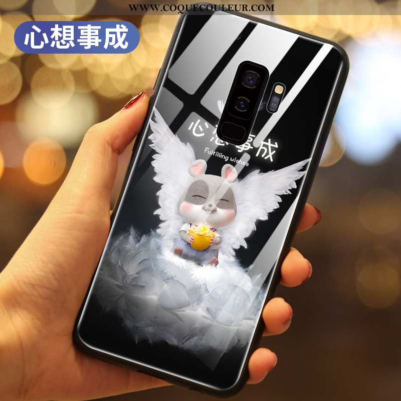 Housse Samsung Galaxy S9+ Créatif Protection Téléphone Portable, Étui Samsung Galaxy S9+ Dessin Anim