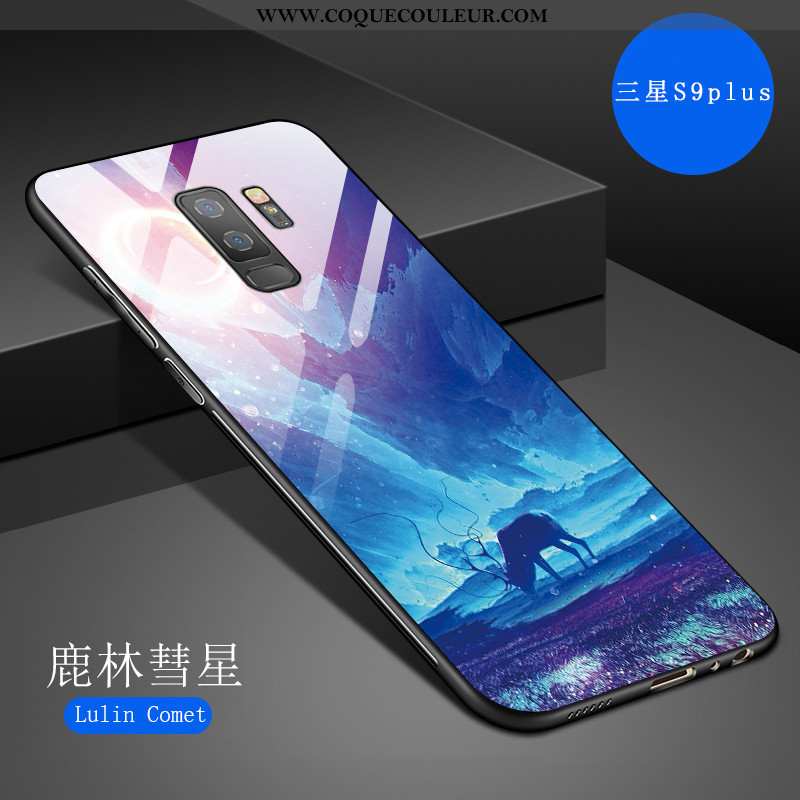 Étui Samsung Galaxy S9+ Personnalité Art Tout Compris, Coque Samsung Galaxy S9+ Créatif Gris