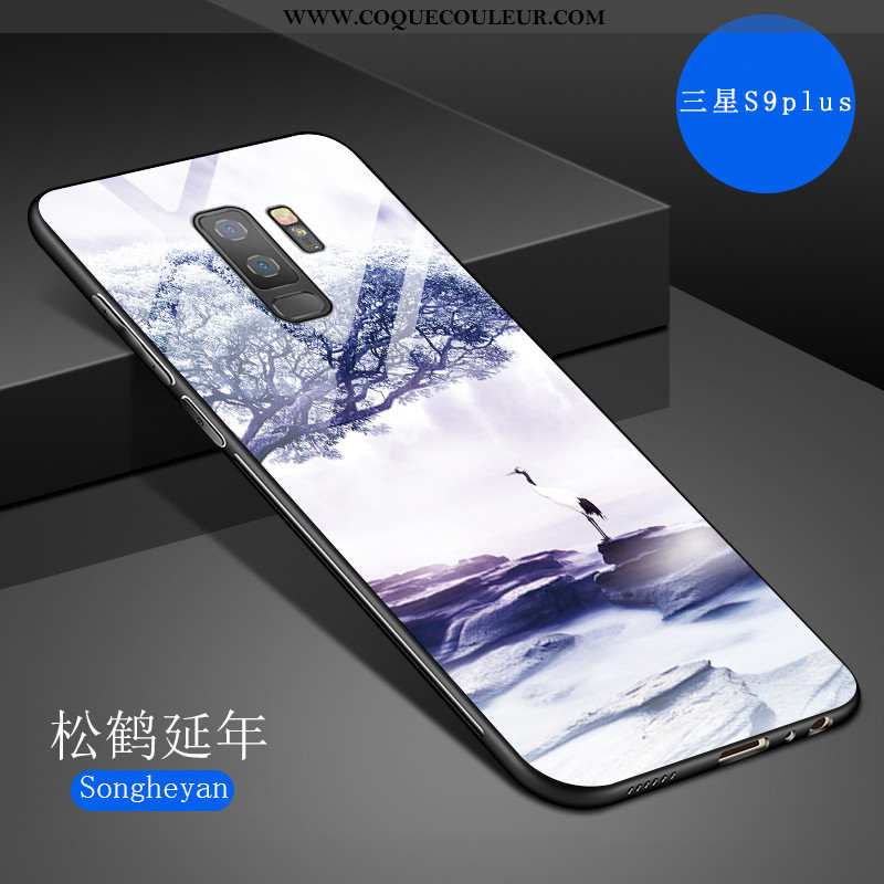 Étui Samsung Galaxy S9+ Personnalité Art Tout Compris, Coque Samsung Galaxy S9+ Créatif Gris