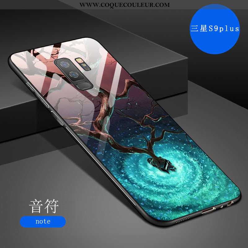 Étui Samsung Galaxy S9+ Personnalité Art Tout Compris, Coque Samsung Galaxy S9+ Créatif Gris