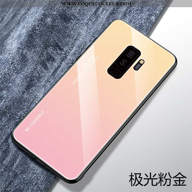 Coque Samsung Galaxy S9+ Légère Incassable Étui, Housse Samsung Galaxy S9+ Fluide Doux Bleu