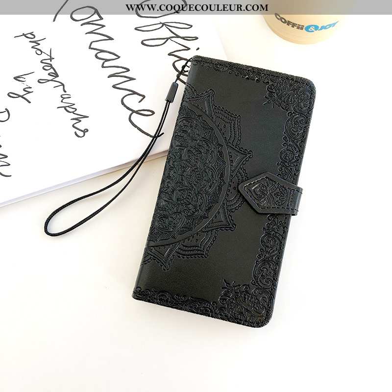 Étui Samsung Galaxy S9+ Gaufrage Carte Étoile, Coque Samsung Galaxy S9+ Portefeuille Clamshell Rose