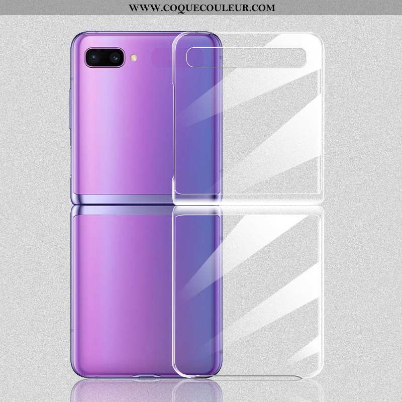 Coque Samsung Z Flip Protection Plier Téléphone Portable, Housse Samsung Z Flip Légère Légères Blanc