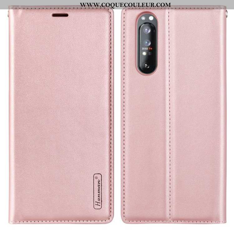 Coque Sony Xperia 1 Ii Cuir Téléphone Portable Étui, Housse Sony Xperia 1 Ii Cuir Véritable Véritabl