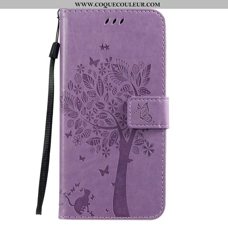 Housse Sony Xperia 1 Ii Cuir Téléphone Portable Silicone, Étui Sony Xperia 1 Ii Fluide Doux Violet