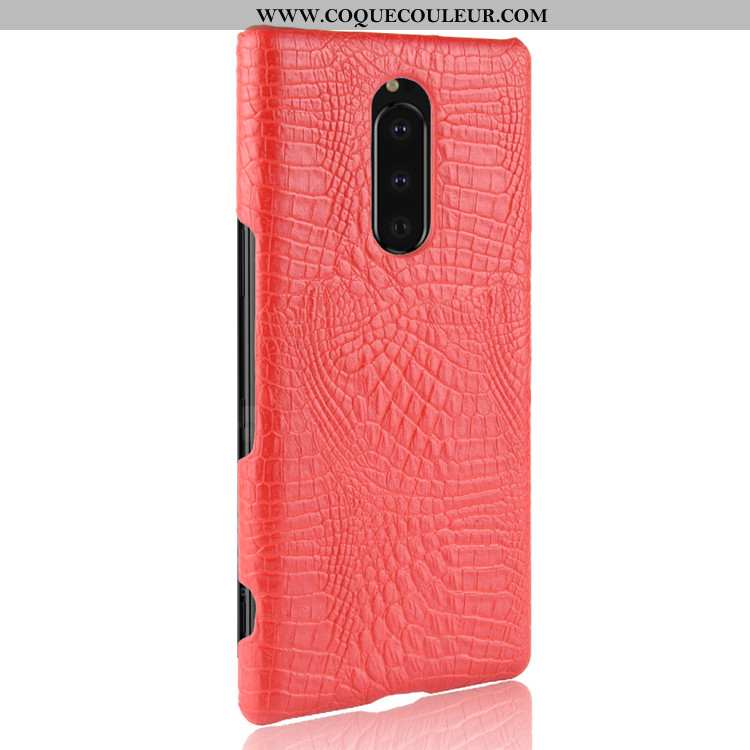 Housse Sony Xperia 1 Modèle Fleurie Bleu Marin Difficile, Étui Sony Xperia 1 Protection Tendance Ble