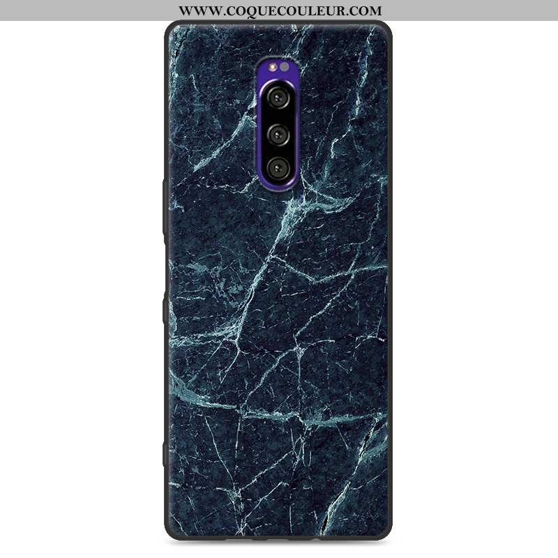 Étui Sony Xperia 1 Silicone Simple Grand, Coque Sony Xperia 1 Protection Blanche