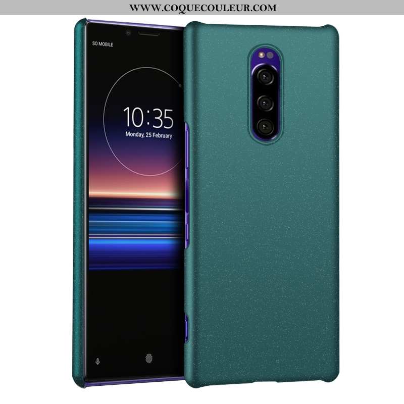 Coque Sony Xperia 1 Délavé En Daim Difficile, Housse Sony Xperia 1 Protection Téléphone Portable Ver