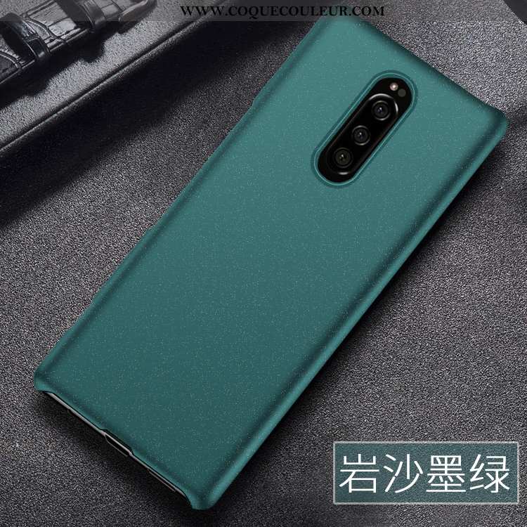 Coque Sony Xperia 1 Délavé En Daim Difficile, Housse Sony Xperia 1 Protection Téléphone Portable Ver