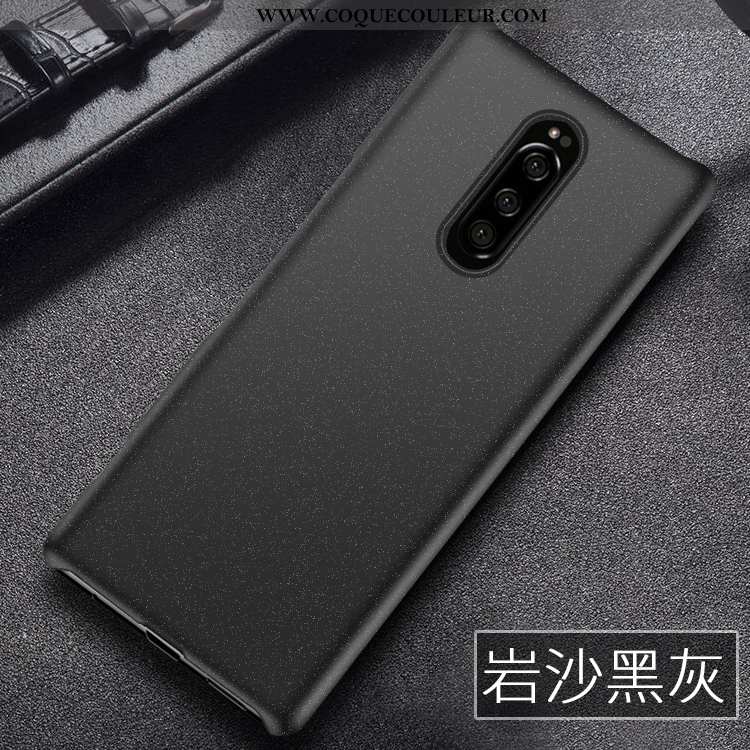 Coque Sony Xperia 1 Délavé En Daim Difficile, Housse Sony Xperia 1 Protection Téléphone Portable Ver