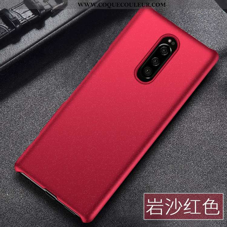 Coque Sony Xperia 1 Délavé En Daim Difficile, Housse Sony Xperia 1 Protection Téléphone Portable Ver