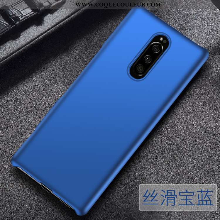 Coque Sony Xperia 1 Délavé En Daim Difficile, Housse Sony Xperia 1 Protection Téléphone Portable Ver