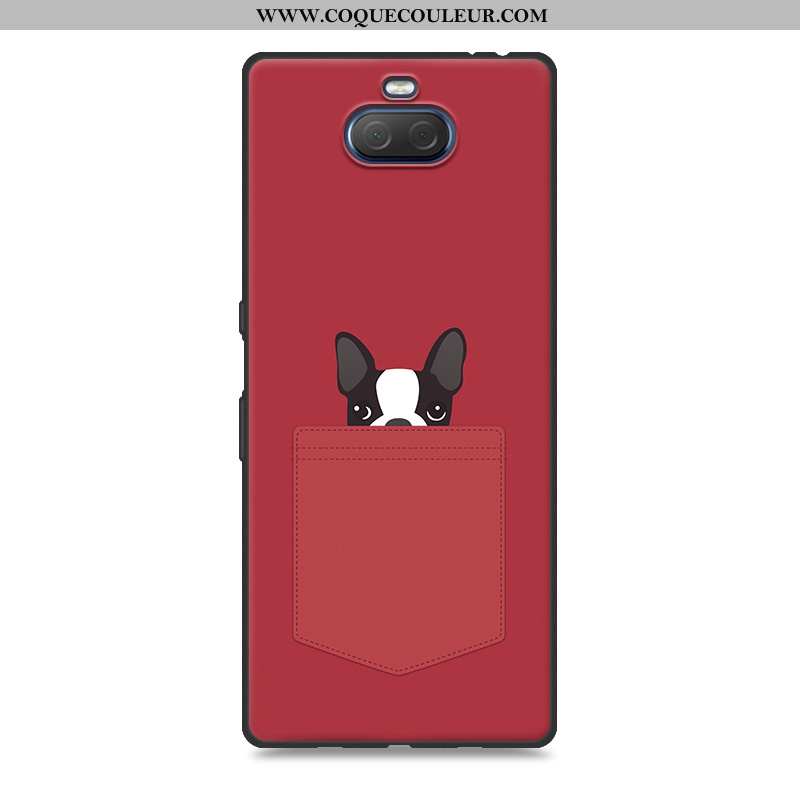 Coque Sony Xperia 10 Plus Dessin Animé Personnalité Gris, Housse Sony Xperia 10 Plus Charmant Incass