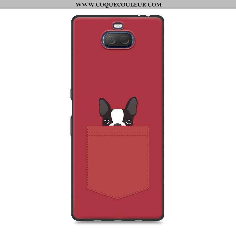 Coque Sony Xperia 10 Plus Dessin Animé Personnalité Gris, Housse Sony Xperia 10 Plus Charmant Incass