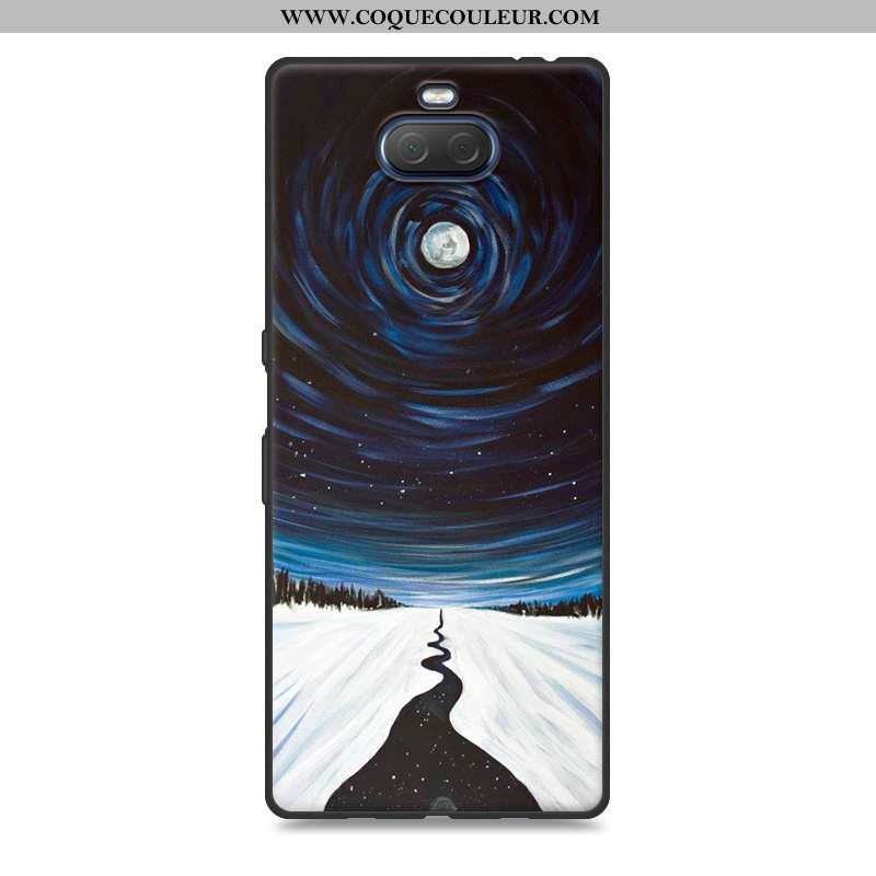 Coque Sony Xperia 10 Plus Dessin Animé Personnalité Gris, Housse Sony Xperia 10 Plus Charmant Incass