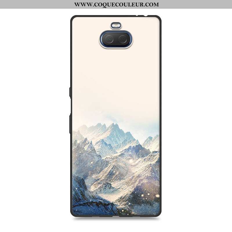 Étui Sony Xperia 10 Plus Créatif Incassable Fluide Doux, Coque Sony Xperia 10 Plus Dessin Animé Prot