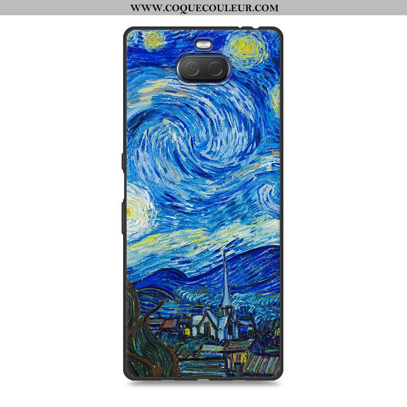 Étui Sony Xperia 10 Plus Créatif Incassable Fluide Doux, Coque Sony Xperia 10 Plus Dessin Animé Prot